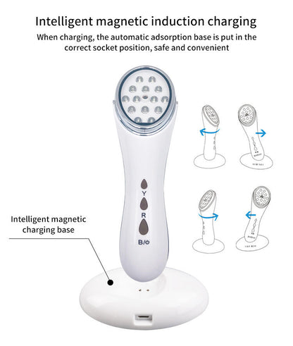 Dispositivo de Belleza para el Cuidado de la Piel con LED Fotón RF Facial para el Hogar.