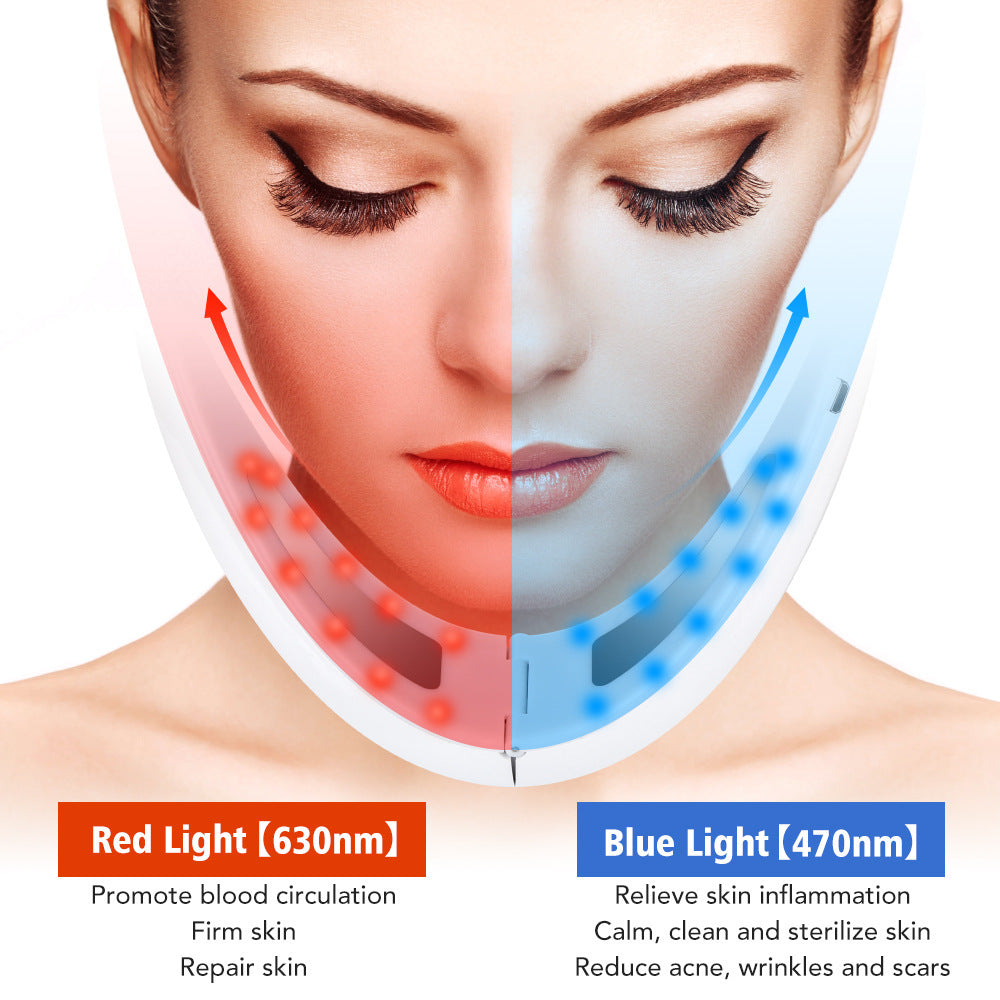 Máscara de Adelgazamiento Facial para el Contorno de Barbilla y Mandíbula.