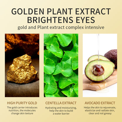 Máscaras de Aguacate y Oro para eliminar ojeras.