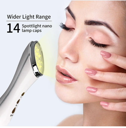Dispositivo de Belleza para el Cuidado de la Piel con LED Fotón RF Facial para el Hogar.