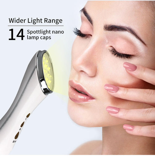 Dispositivo de Belleza para el Cuidado de la Piel con LED Fotón RF Facial para el Hogar.