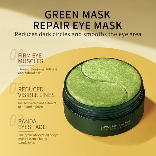 Máscaras de Aguacate y Oro para eliminar ojeras.