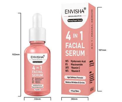 Serum Facial Antienvejecimiento Antiarrugas y Blanqueador.