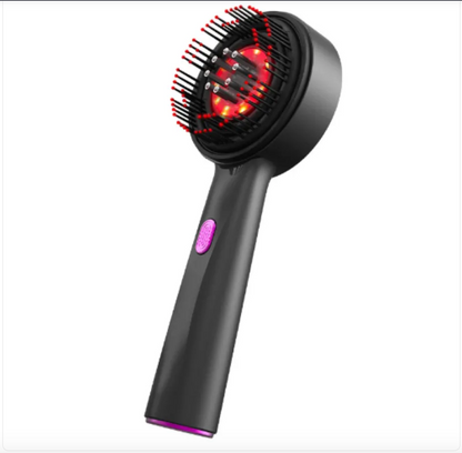 Peine masajeador eléctrico vibratorio para el cuero cabelludo.
