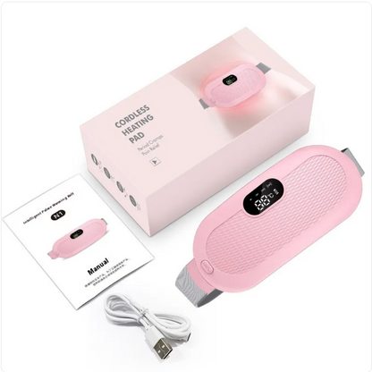 Cinturón de Calefacción para aliviar el dolor menstrual y lumbar.