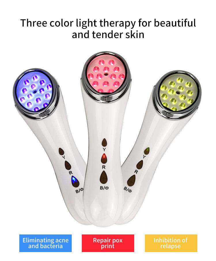 Dispositivo de Belleza para el Cuidado de la Piel con LED Fotón RF Facial para el Hogar.