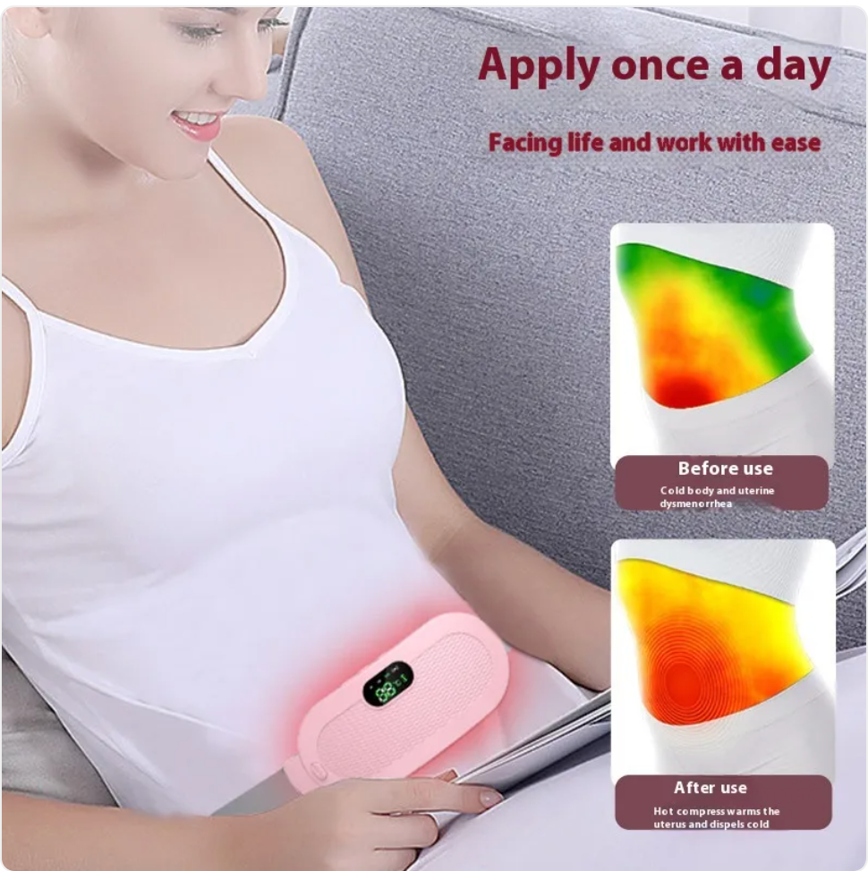 Cinturón de Calefacción para aliviar el dolor menstrual y lumbar.