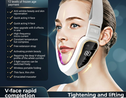 Dispositivo de Adelgazamiento Facial para el Contorno de Barbilla y Mandíbula.